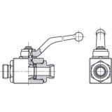2-way ball valve, SKL-connection
