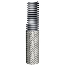 Metal hose, parallel wrapped